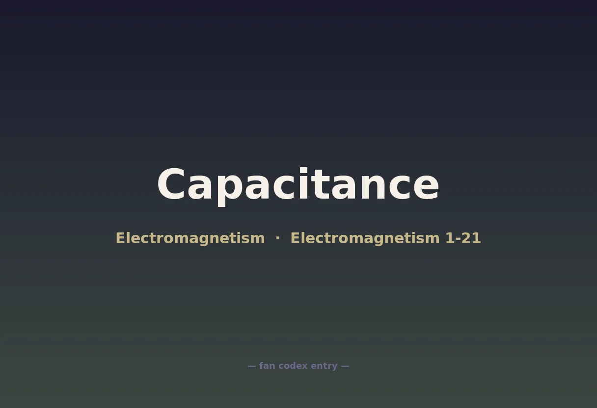 Capacitance