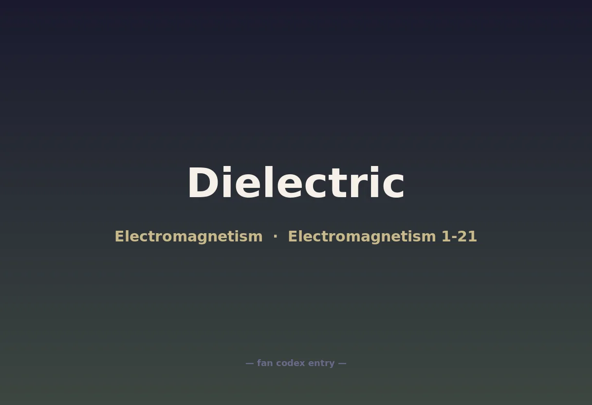 Dielectric