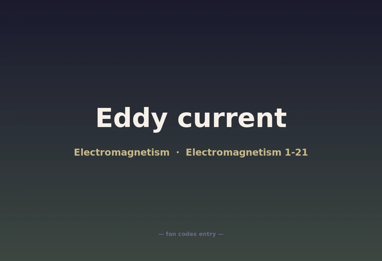 Eddy current