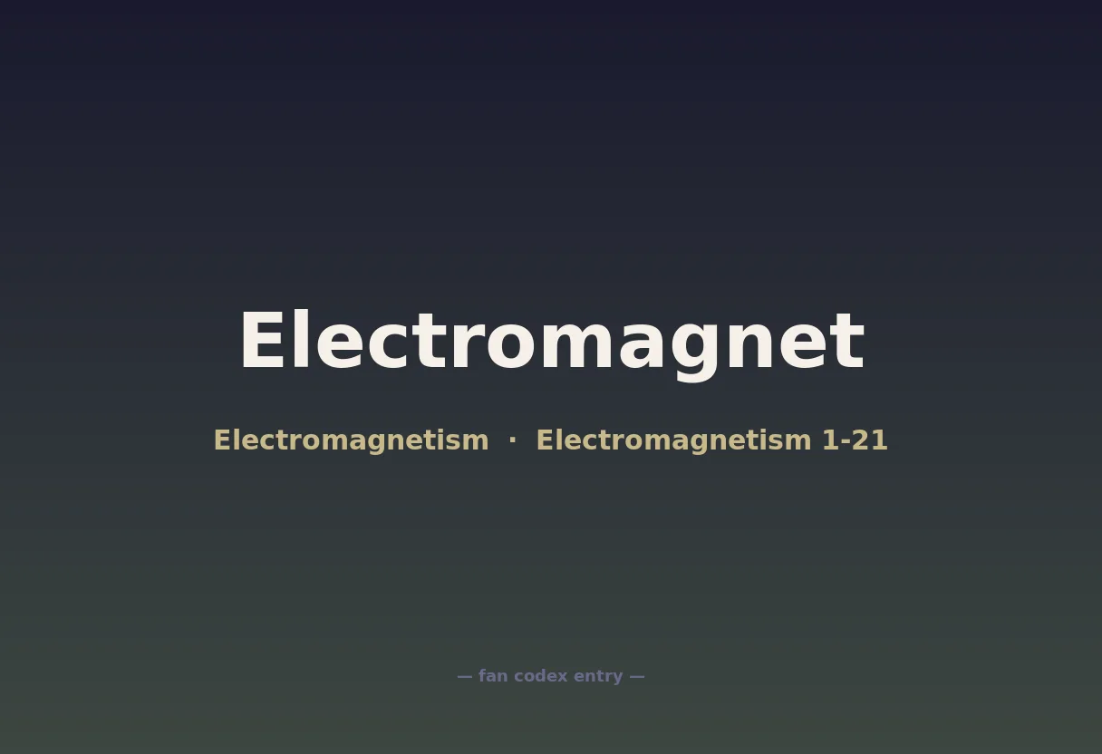 Electromagnet